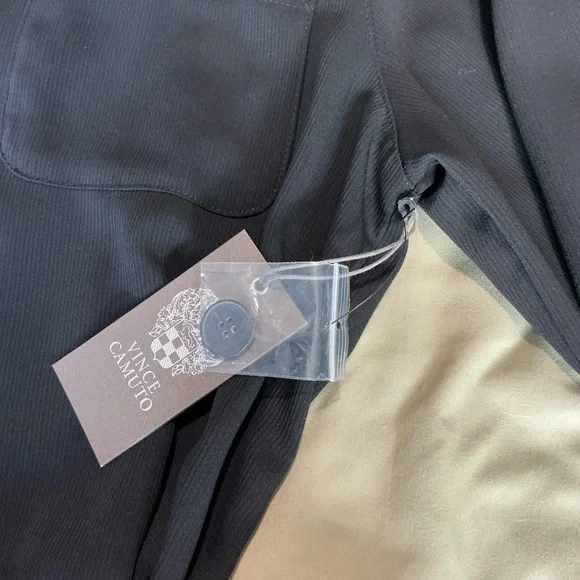 Vince Camuto Black Belted Blazer Elegant – Size M – NWT - Picture 12 of 14